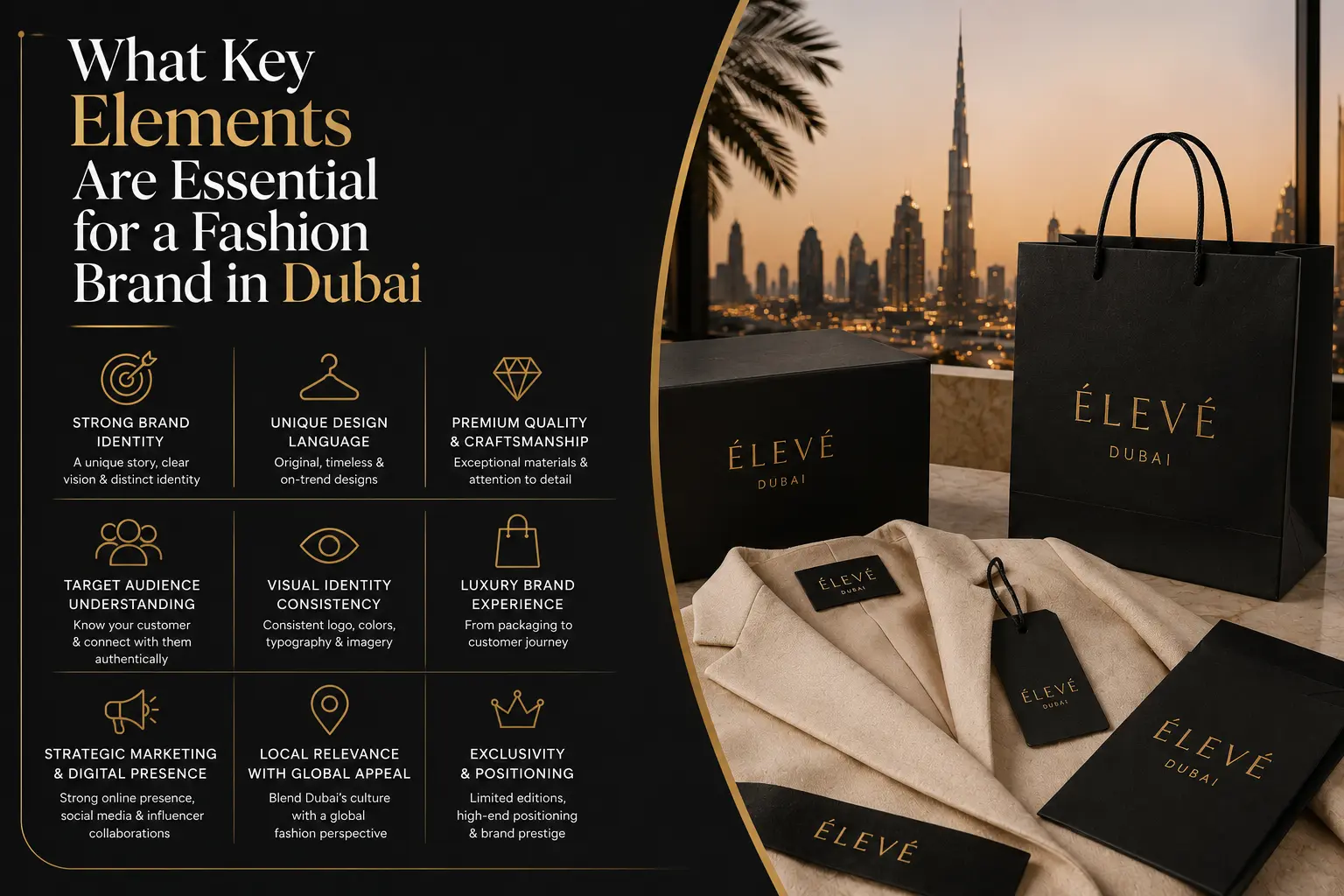 What key elements are necessary for restaurant branding in Dubai